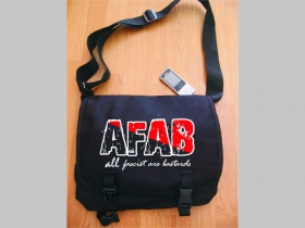 AFAB All Fascist are Bastards taška cez plece